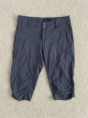 Prana Dark Gray Athletic Capris Women’s Size 8